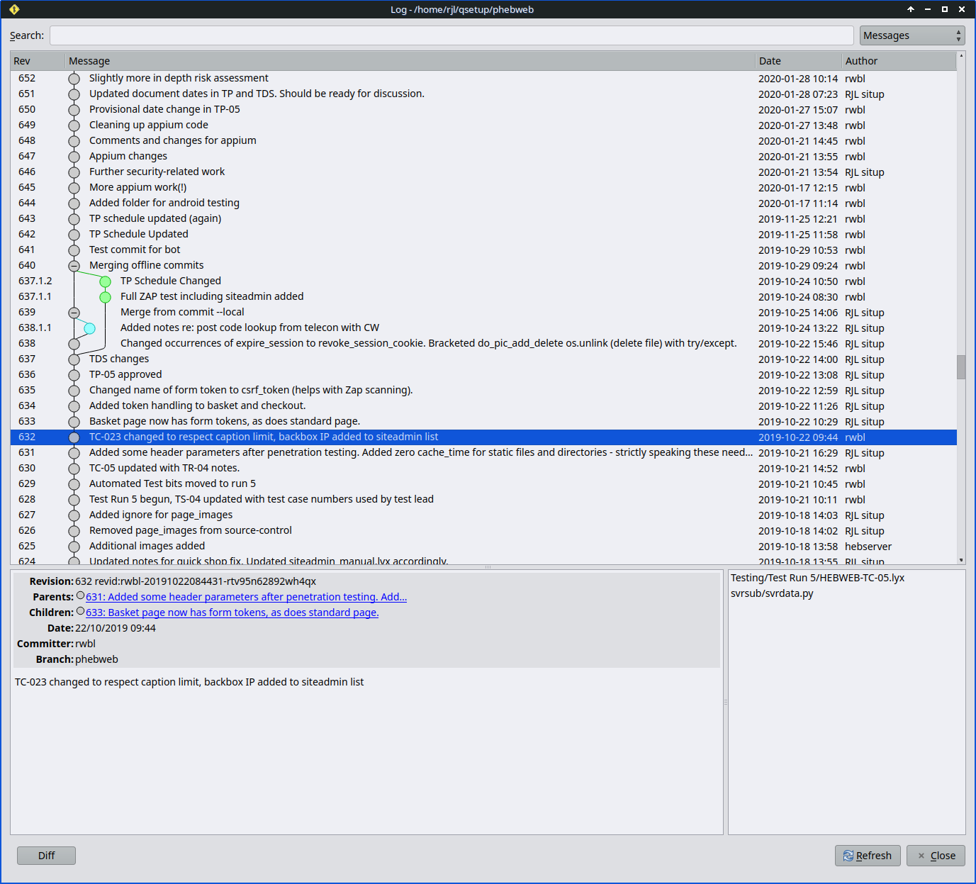 qbrz for Breezy/git source-control